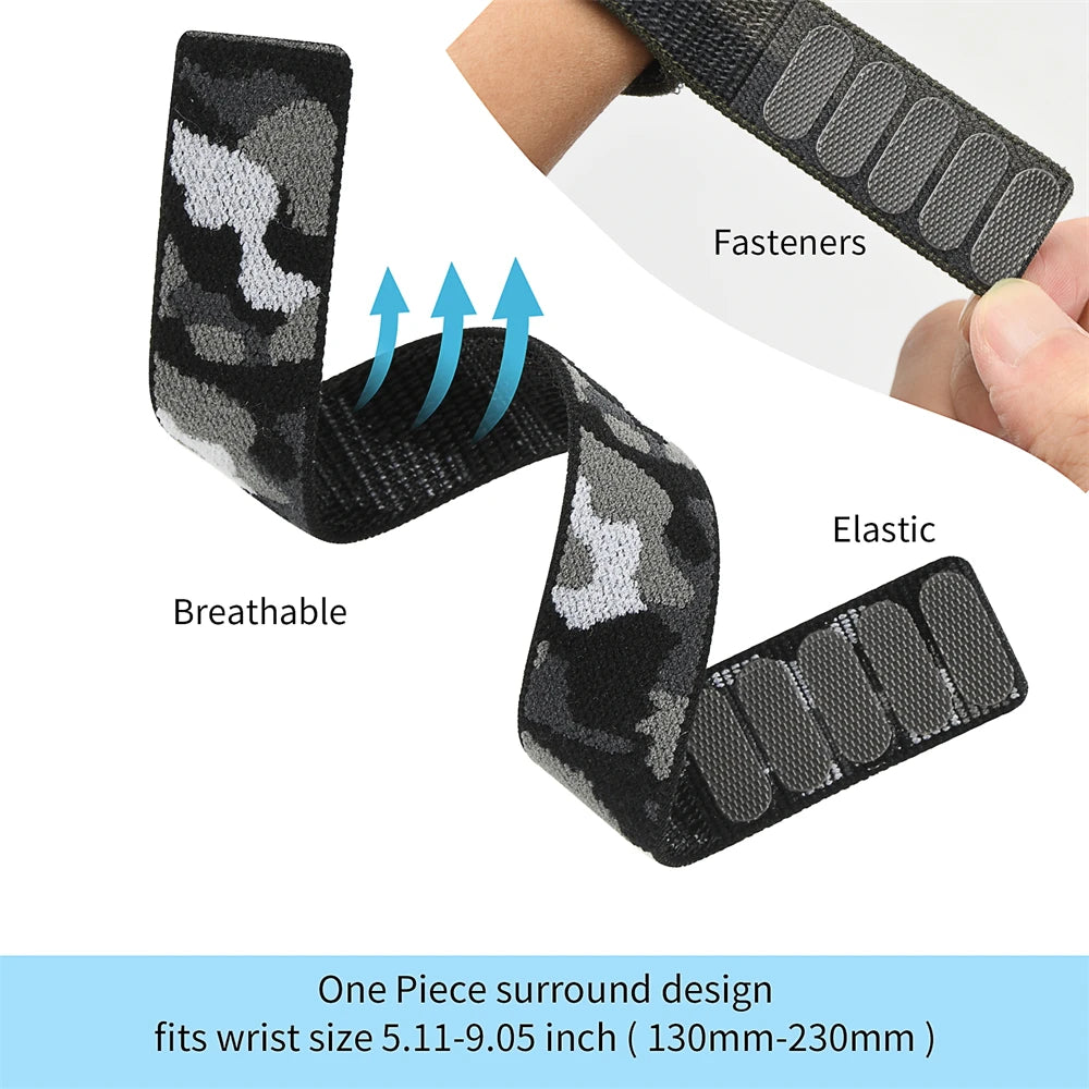 Bracelet en Nylon Tressé FYNIX – QuickFit 22mm / 26mm – Compatible Garmin Fenix & Tactix