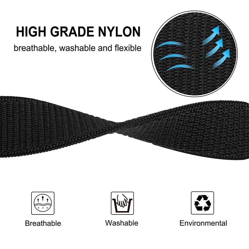 Bracelet Nylon QuickFit FYNIX – 22mm / 26mm – Compatible Garmin Enduro, Fenix, Epix, Instinct, Forerunner