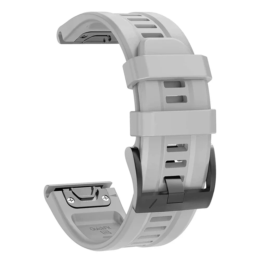 Bracelet Silicone FYNIX – 22mm / 26mm – Compatible Garmin Fenix 5 / 6 / 7 Series & Plus – EasyFit Sport