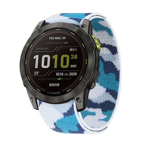 Bracelet Nylon QuickFit FYNIX – 22mm / 26mm – Compatible Garmin Enduro, Fenix, Epix, Instinct, Forerunner