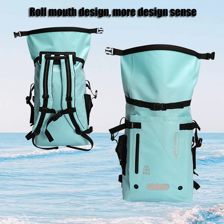 Sac à Dos Étanche FYNIX – 30L – Séparation Sec/Humide pour Natation, Entraînement, Voyage et Plage