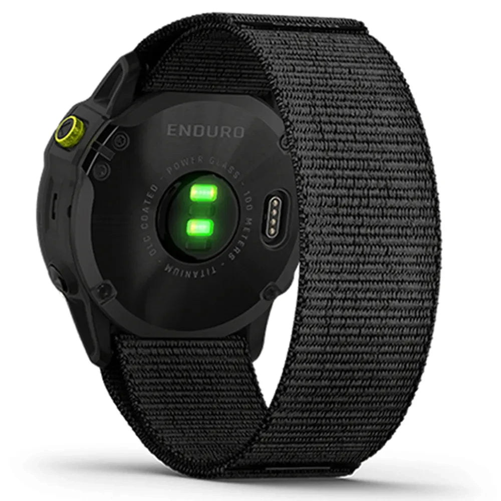 Bracelet en Nylon Tressé FYNIX – QuickFit 22mm / 26mm – Compatible Garmin Fenix & Tactix