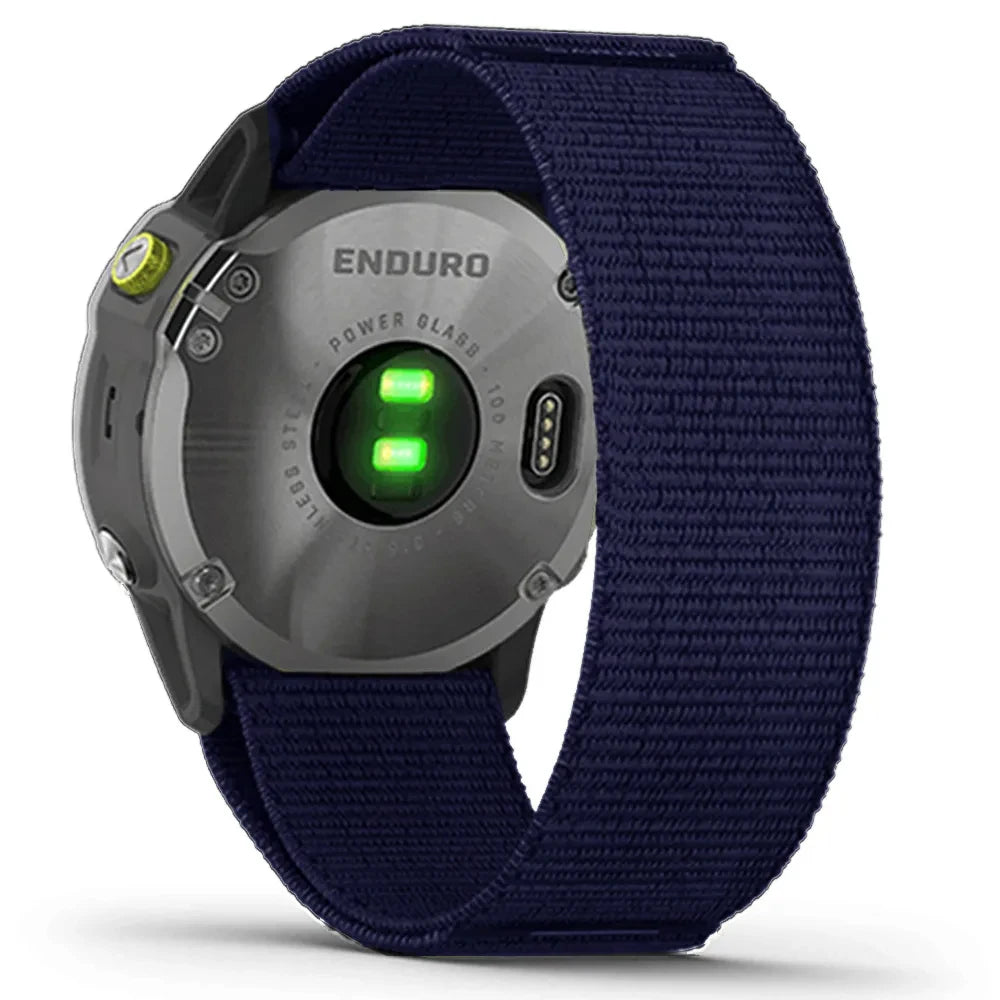 Bracelet en Nylon Tressé FYNIX – QuickFit 22mm / 26mm – Compatible Garmin Fenix & Tactix