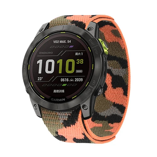 Bracelet Nylon QuickFit FYNIX – 22mm / 26mm – Compatible Garmin Enduro, Fenix, Epix, Instinct, Forerunner