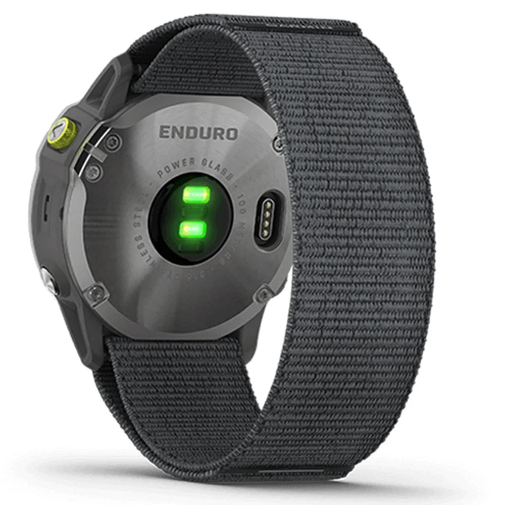 Bracelet en Nylon Tressé FYNIX – QuickFit 22mm / 26mm – Compatible Garmin Fenix & Tactix