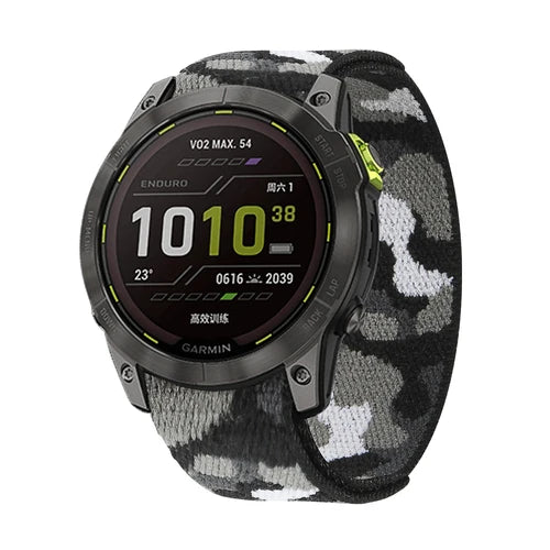 Bracelet Nylon QuickFit FYNIX – 22mm / 26mm – Compatible Garmin Enduro, Fenix, Epix, Instinct, Forerunner