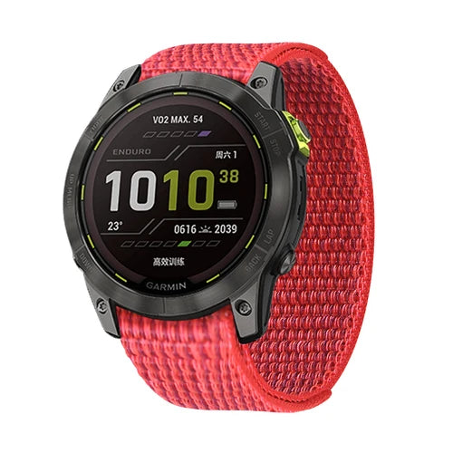 Bracelet Nylon QuickFit FYNIX – 22mm / 26mm – Compatible Garmin Enduro, Fenix, Epix, Instinct, Forerunner