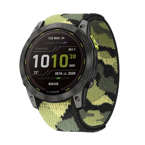Bracelet Nylon QuickFit FYNIX – 22mm / 26mm – Compatible Garmin Enduro, Fenix, Epix, Instinct, Forerunner