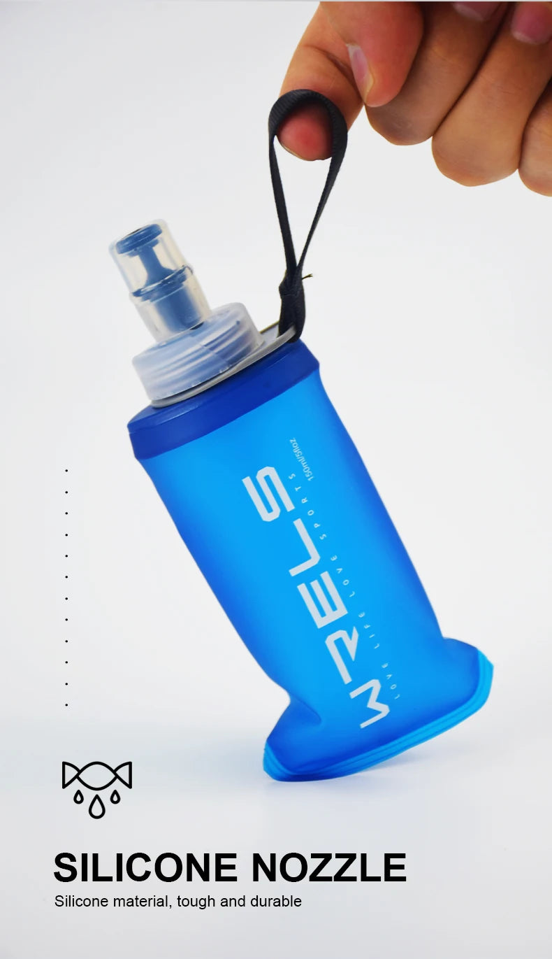 Bouteille d’Eau Souple FYNIX – 500 ml – TPU Pliable Sans BPA pour Running, Trail, Camping et Sports Extérieurs