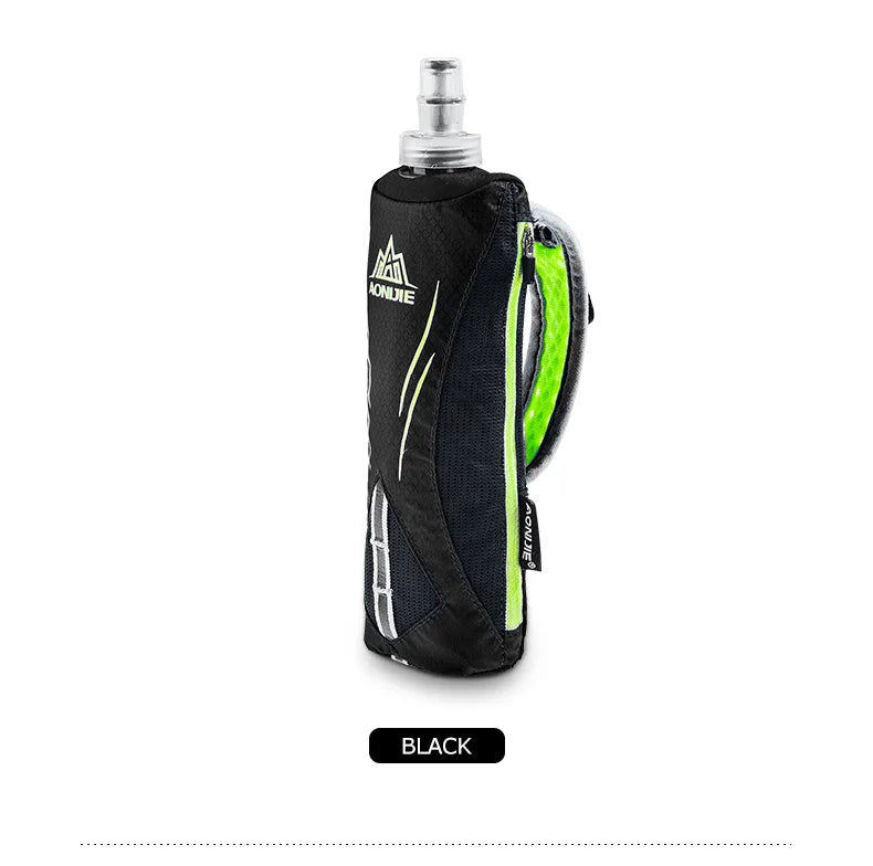 Bouteille de Course à Main FYNIX – 500ml avec Support Poignet – Flacon Souple Hydratation Running & Marathon