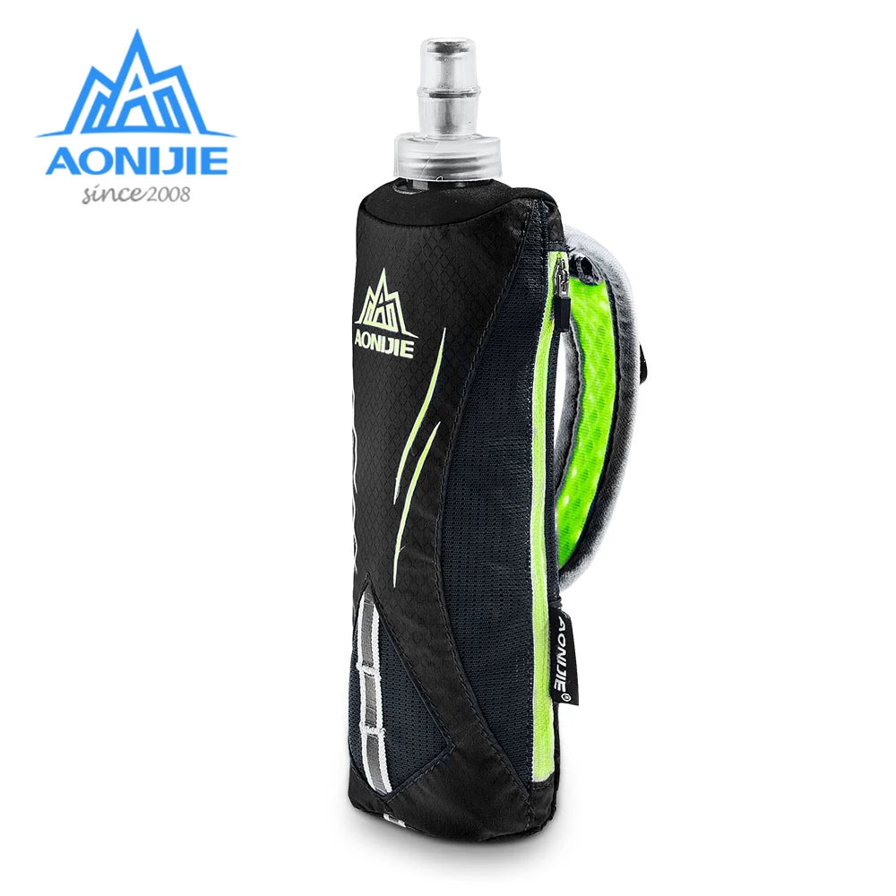 Bouteille de Course à Main FYNIX – 500ml avec Support Poignet – Flacon Souple Hydratation Running & Marathon