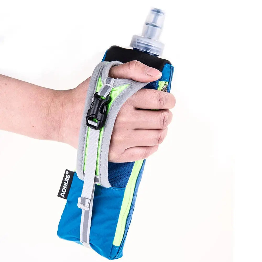 Bouteille de Course à Main FYNIX – 500ml avec Support Poignet – Flacon Souple Hydratation Running & Marathon