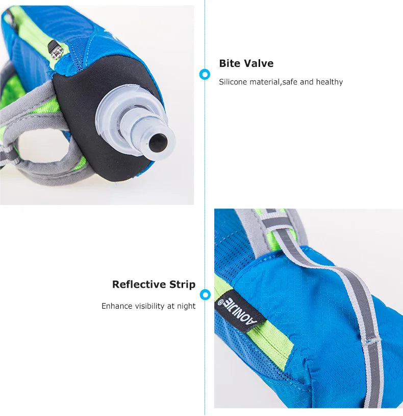 Bouteille de Course à Main FYNIX – 500ml avec Support Poignet – Flacon Souple Hydratation Running & Marathon