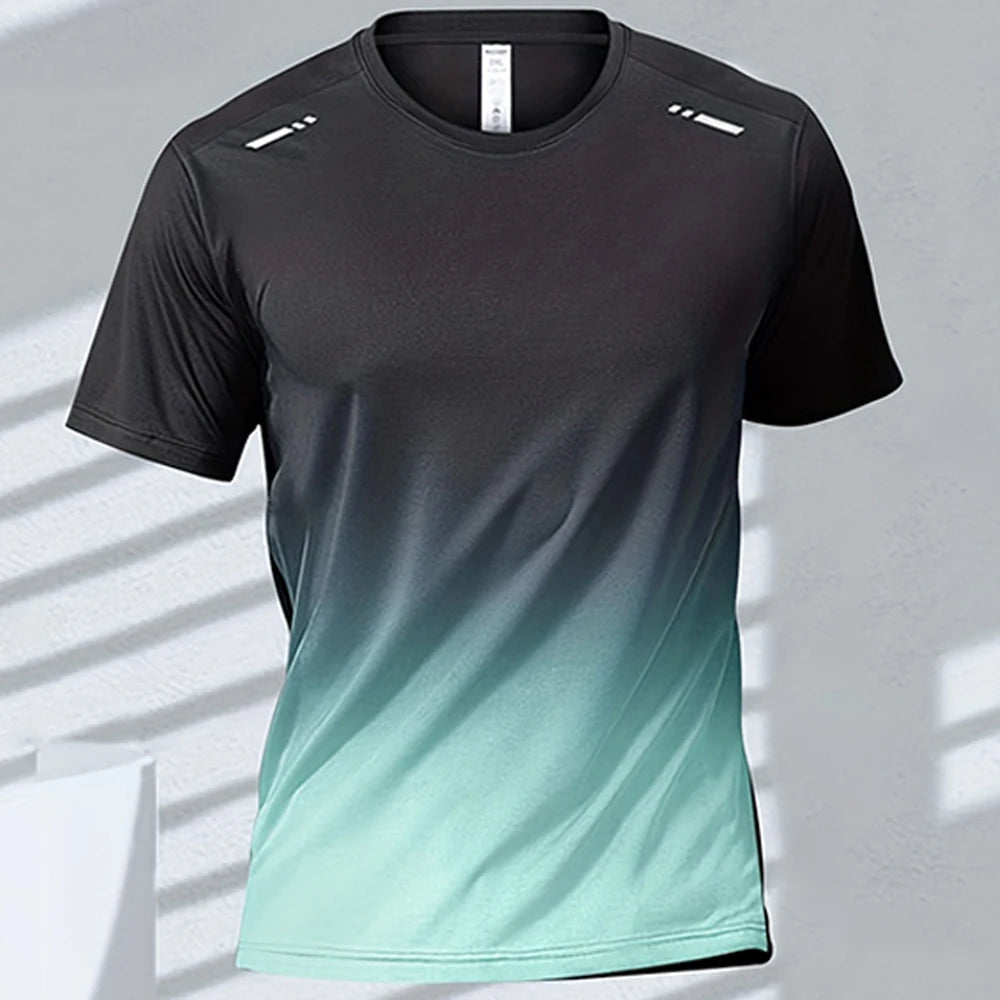 T-shirt Sport Homme FYNIX – GRANDEUR M - Manches Courtes à Séchage Rapide – Entraînement, Course, Fitness & Basketball