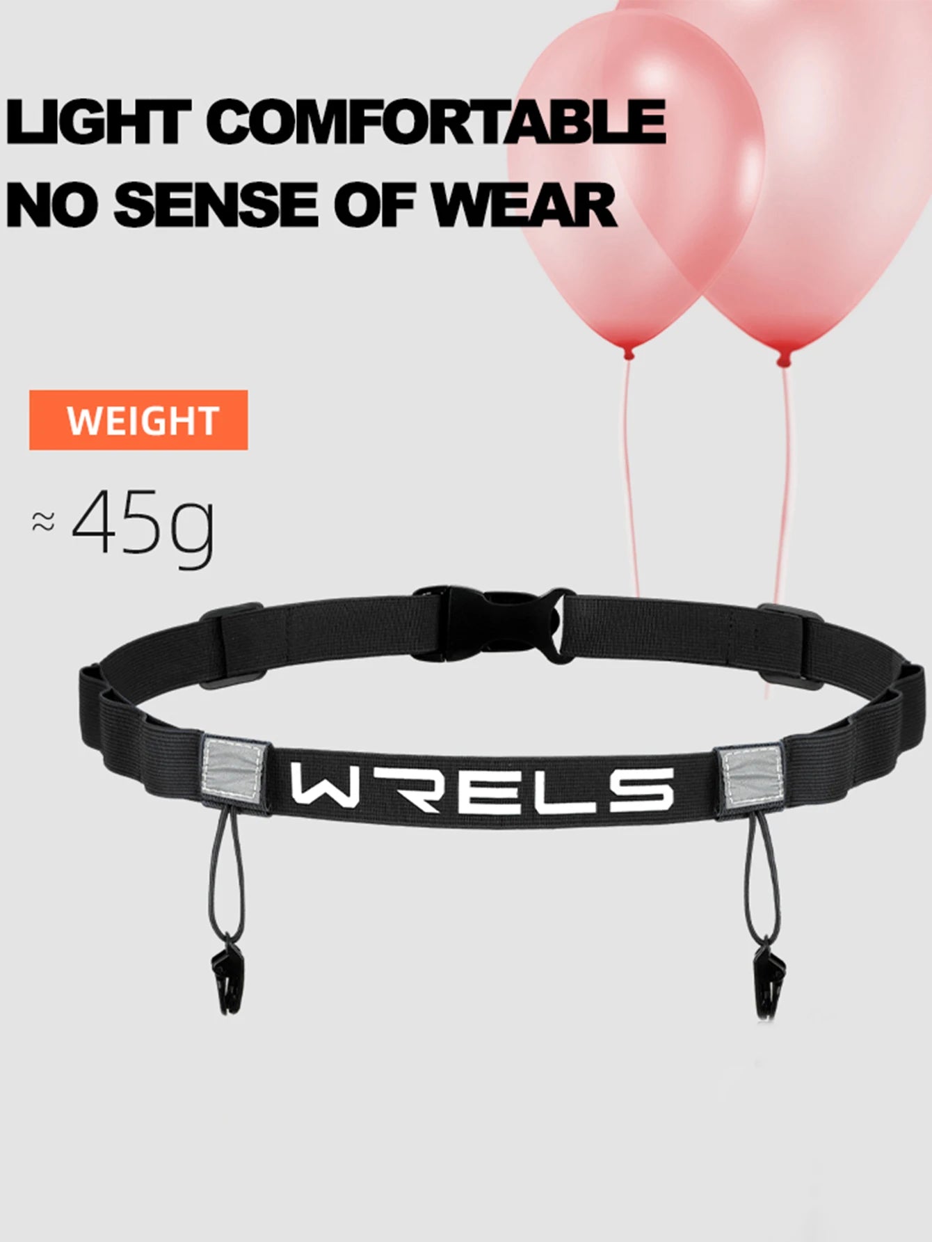 WRELS unisexe Triathlon Marathon course numéro ceinture avec support Gel ceinture de course tissu ceinture moteur course Sports de plein air