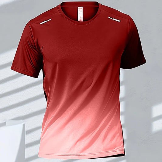 T-shirt Sport Homme FYNIX – GRANDEUR S - Manches Courtes à Séchage Rapide – Entraînement, Course, Fitness & Basketball