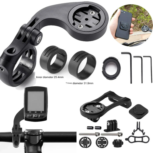 Support Vélo Universel FYNIX – Compatible Garmin, XOSS, Magene, IGPSPORT – Vue Centrée & Fixation Sécurisée