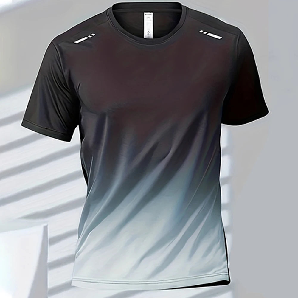 T-shirt Sport Homme FYNIX – GRANDEUR XL - Manches Courtes à Séchage Rapide – Entraînement, Course, Fitness