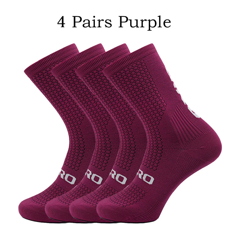 Chaussettes de Cyclisme – Pack de 4 Paires