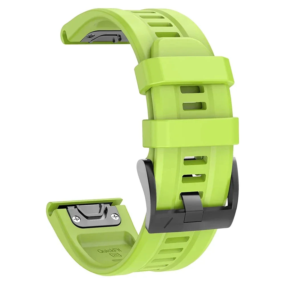 Bracelet Silicone FYNIX – 22mm / 26mm – Compatible Garmin Fenix 5 / 6 / 7 Series & Plus – EasyFit Sport