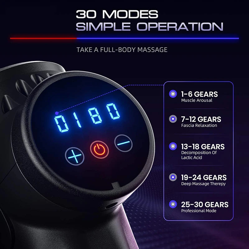 💥 Pistolet de Massage FYNIX – Récupération Pro à Portée de Main