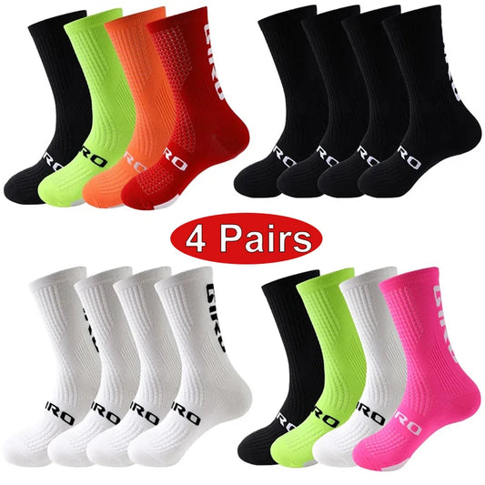Chaussettes de Cyclisme – Pack de 4 Paires