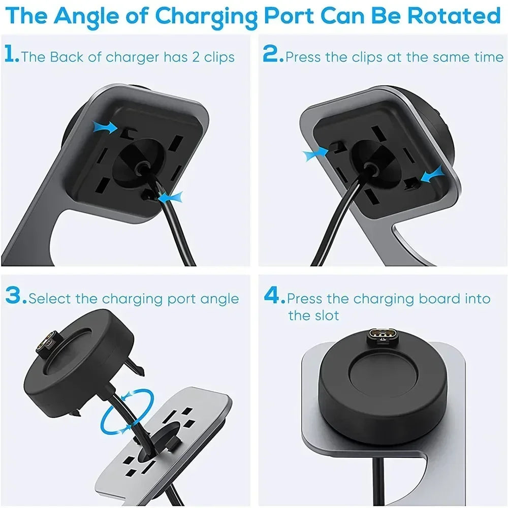Chargeur FYNIX – Compatible Garmin Instinct, Fenix, Venu, Forerunner, Vivoactive – Câble USB Haute Performance