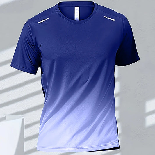T-shirt Sport Homme FYNIX – GRANDEUR M - Manches Courtes à Séchage Rapide – Entraînement, Course, Fitness & Basketball