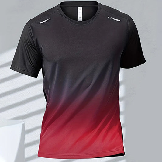 T-shirt Sport Homme FYNIX – GRANDEUR 4XL - Manches Courtes à Séchage Rapide – Entraînement, Course, Fitness & Basketball