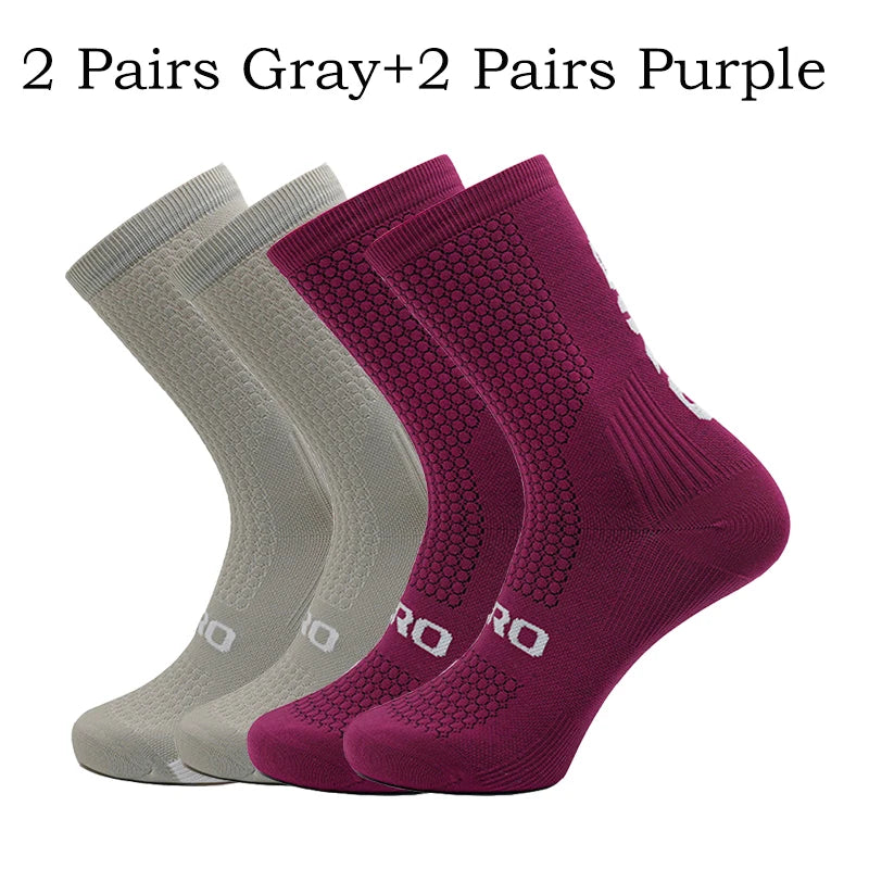 Chaussettes de Cyclisme – Pack de 4 Paires