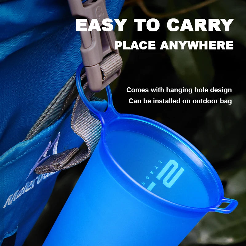 Bouteille d’Eau Souple FYNIX – 500 ml – TPU Pliable Sans BPA pour Running, Trail, Camping et Sports Extérieurs