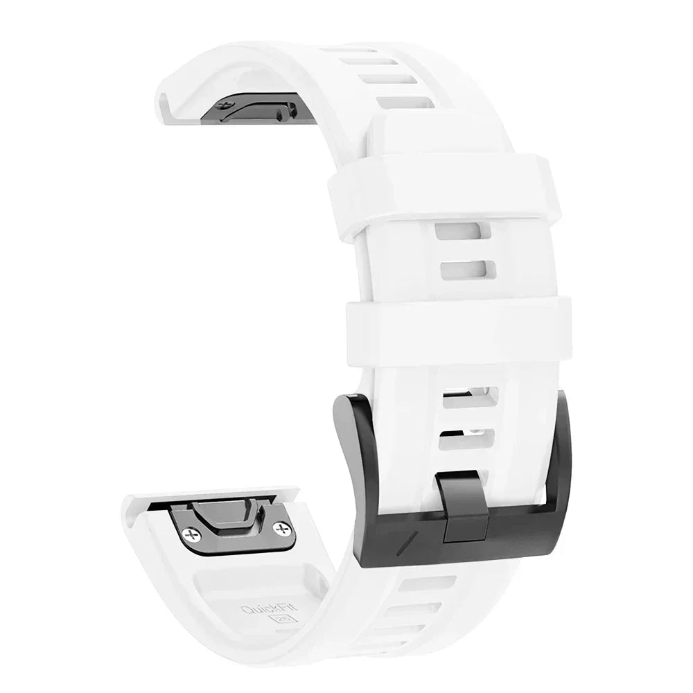Bracelet Silicone FYNIX – 22mm / 26mm – Compatible Garmin Fenix 5 / 6 / 7 Series & Plus – EasyFit Sport