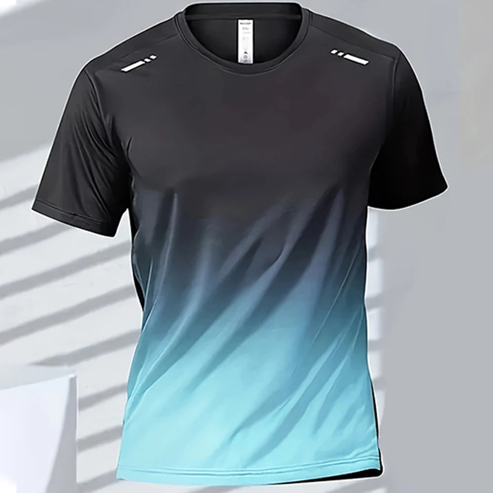 T-shirt Sport Homme FYNIX – GRANDEUR XL - Manches Courtes à Séchage Rapide – Entraînement, Course, Fitness