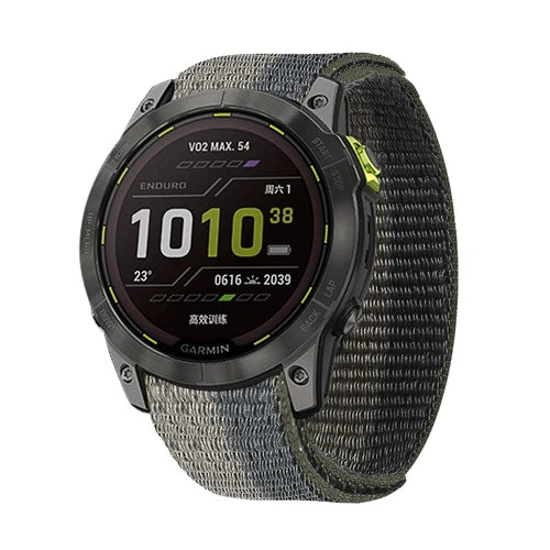 Bracelet Nylon QuickFit FYNIX – 22mm / 26mm – Compatible Garmin Enduro, Fenix, Epix, Instinct, Forerunner