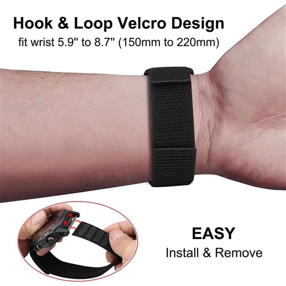 Bracelet à boucle en Nylon QuickFit, 22mm 26mm, pour Garmin Tactix 7 AMOLED Delta Bravo, pour Garmin Fenix 7X 6 PRO 5 3, bracelets de montre tressés